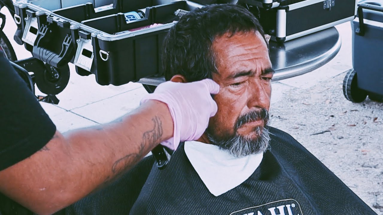 47 YEARS On The Streets | A Haircut & Shave = CHANGE