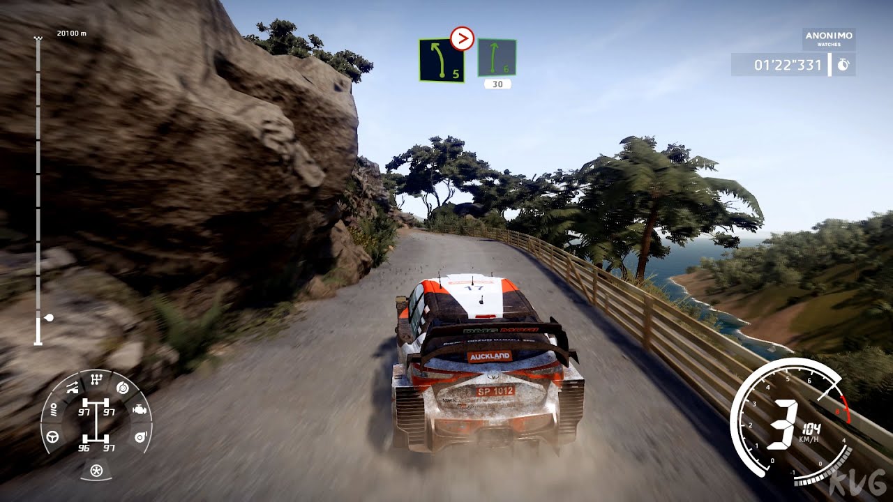 WRC 9 FIA World Rally Championship - Te Akau South (Rally New Zealand) - Gameplay