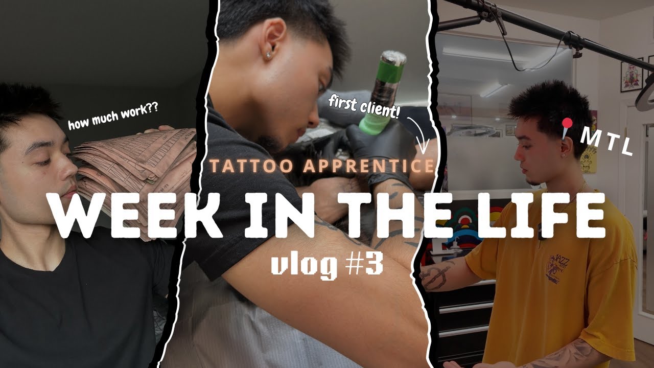 Week In The Life of a Tattoo Apprentice/Vlog#3/2025