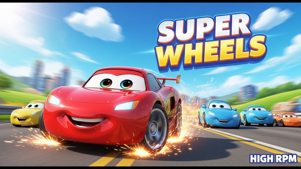 Super Wheels: Car Cartoon Adventures! 🚗💨