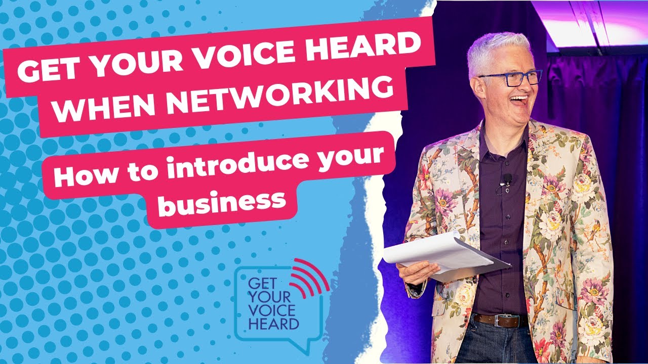 How to introduce your business:  Steve Bustin keynote speech