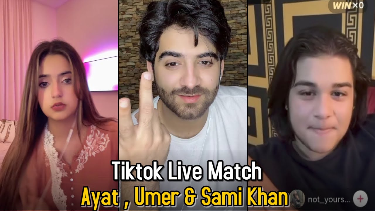18 November 2024 | Tiktok Live Match 😁| Ayat , Umer & Sami Khan | Funny 😁😀😄