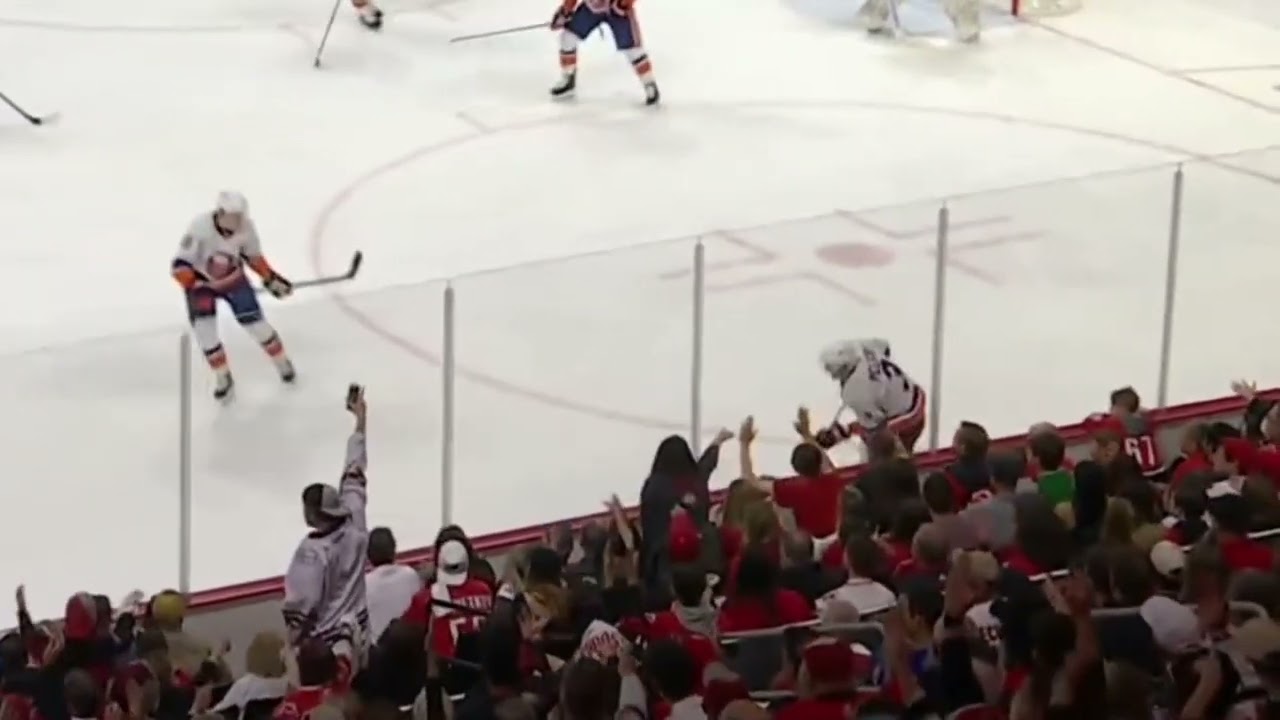 Adam Pelech throws down Sebastian Aho - Have your say!