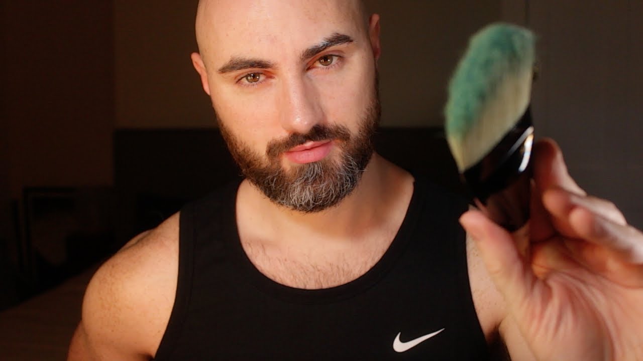 ASMR : Brushing Your Face, Your Body- Care and Attention | Brushing Away Negative Energy