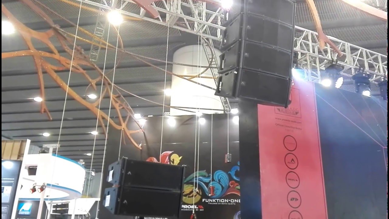 Proel & Axiom Pro Audio Booth in Pro Sound and Light 2016