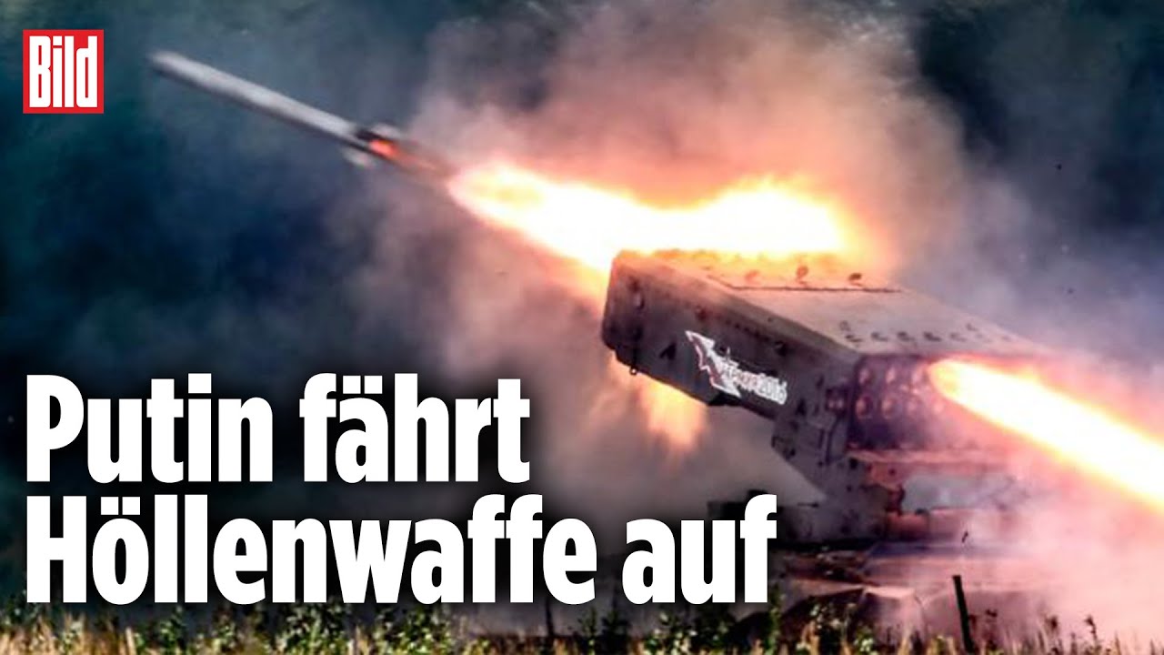 Raketenwerfer TOS-1 Buratino – Putins Höllenwaffe mit thermobarischen Sprengköpfen