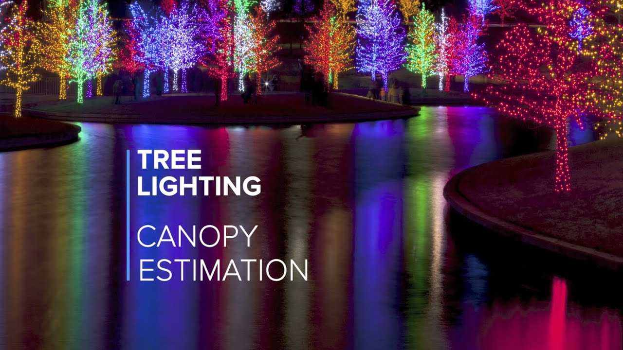 Tree Lighting: Canopy Wrapping Estimation