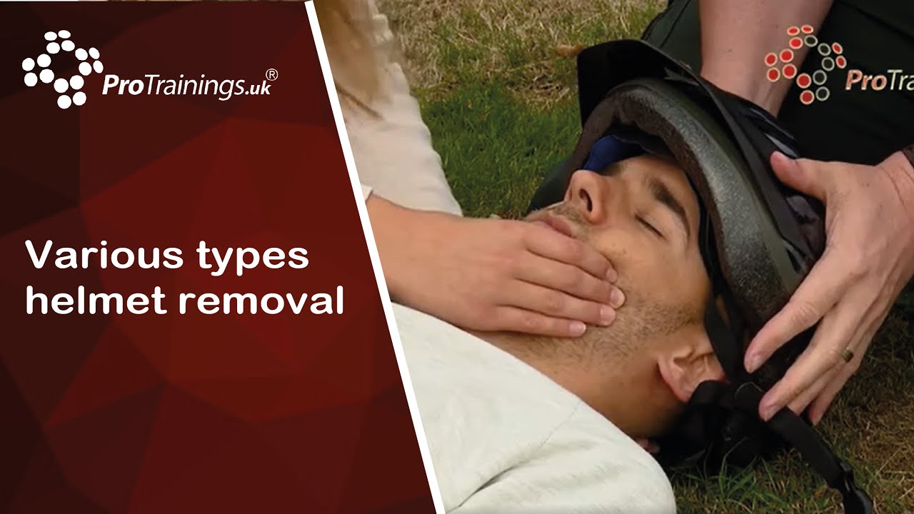Various types helmet removal