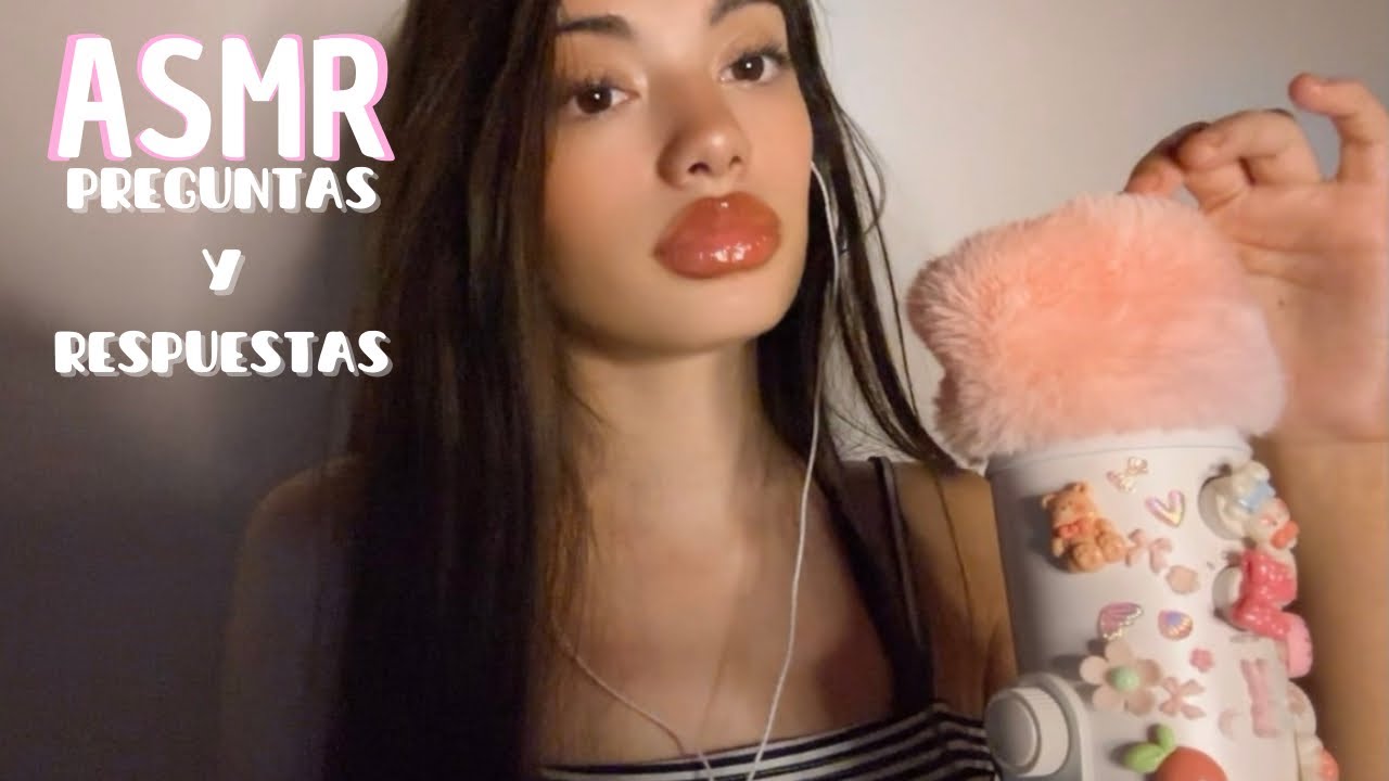 ASMR | Preguntas y respuestas a mis seguidores (Q&A) whispering and tapping