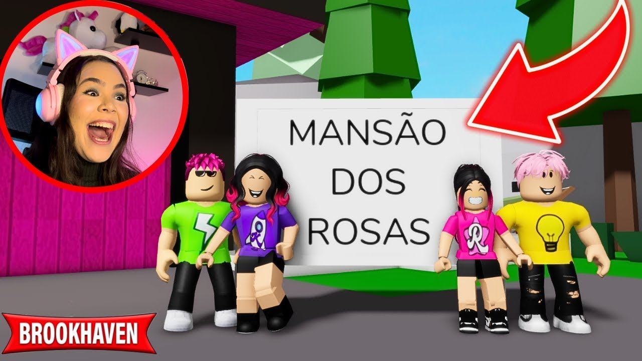 ENCONTREI a MANSÃO DOS ROSAS... ENTÃO entrei DISFARÇADA! (Brookhaven RP)