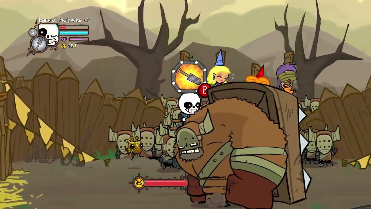 minecraft irom man y castle crashers