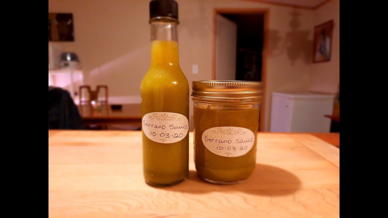 HOMEMADE SERRANO HOT SAUCE