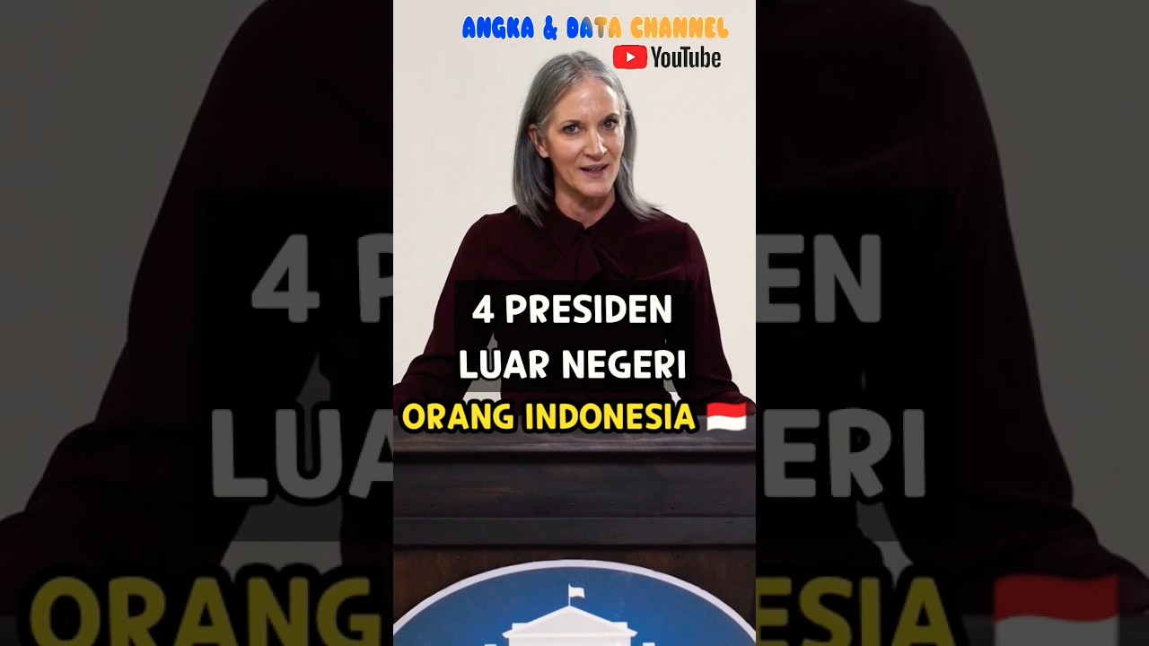 4 Presiden Luar Negeri asli Indonesia #shorts #youtubeshorts #indonesia #viral #president #usa