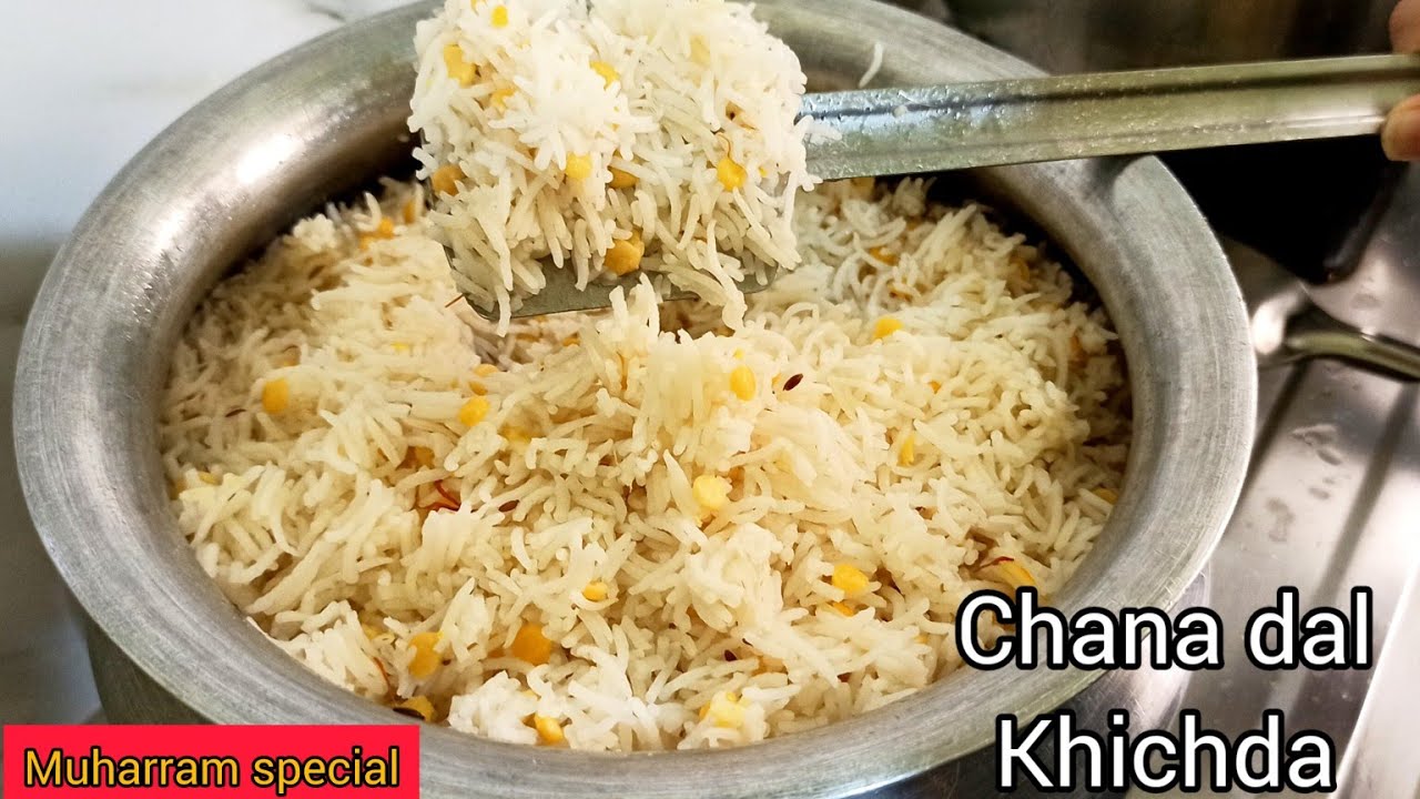 khichda recipe//Muharram me banne wala chana dal khichda//chana dal khichda recipe//chana dal pulao