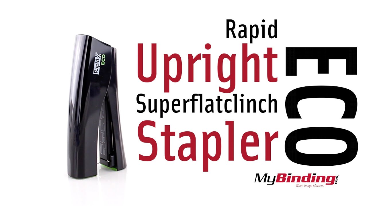 Rapid ECO Upright Superflatclinch Stapler