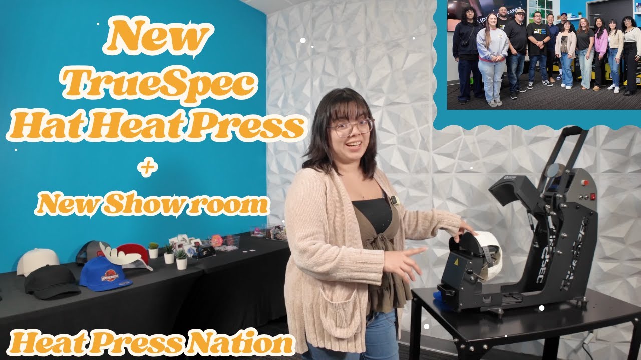 Come with Me to the Heat Press Nation Launch Party! | New TrueSpec Hat Heat Press & Demo Room Tour