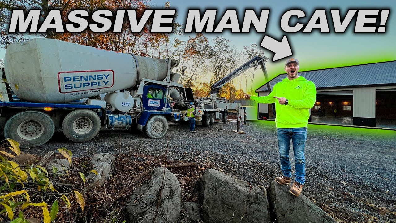 PUMP IT UP! Massive DIY 80x60 man cave gets its 80+ YARDS!