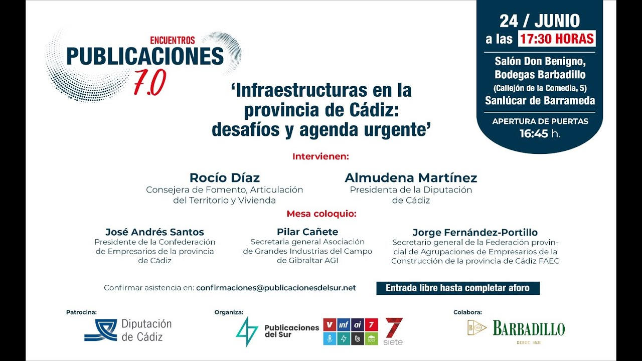'Encuentros Publicaciones 7.0' en directo desde Sanlúcar