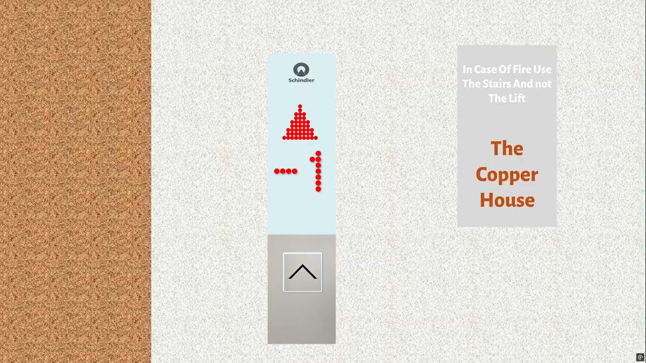 New Year Eve Special:  S2 E9 A Schindler 1000 Lift At The Copper House, Elevatorville.
