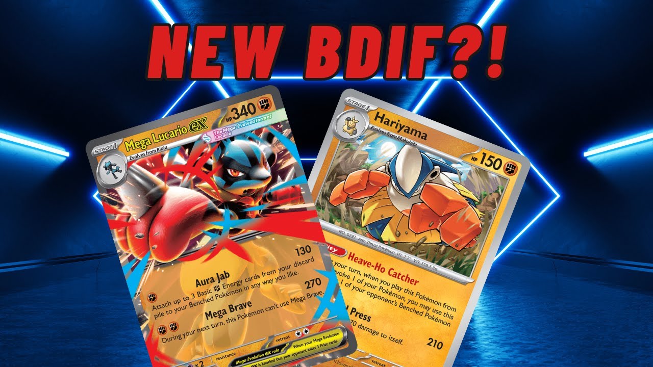 IS MEGA LUCARIO NEW BDIF?! | Decklist and Gameplay