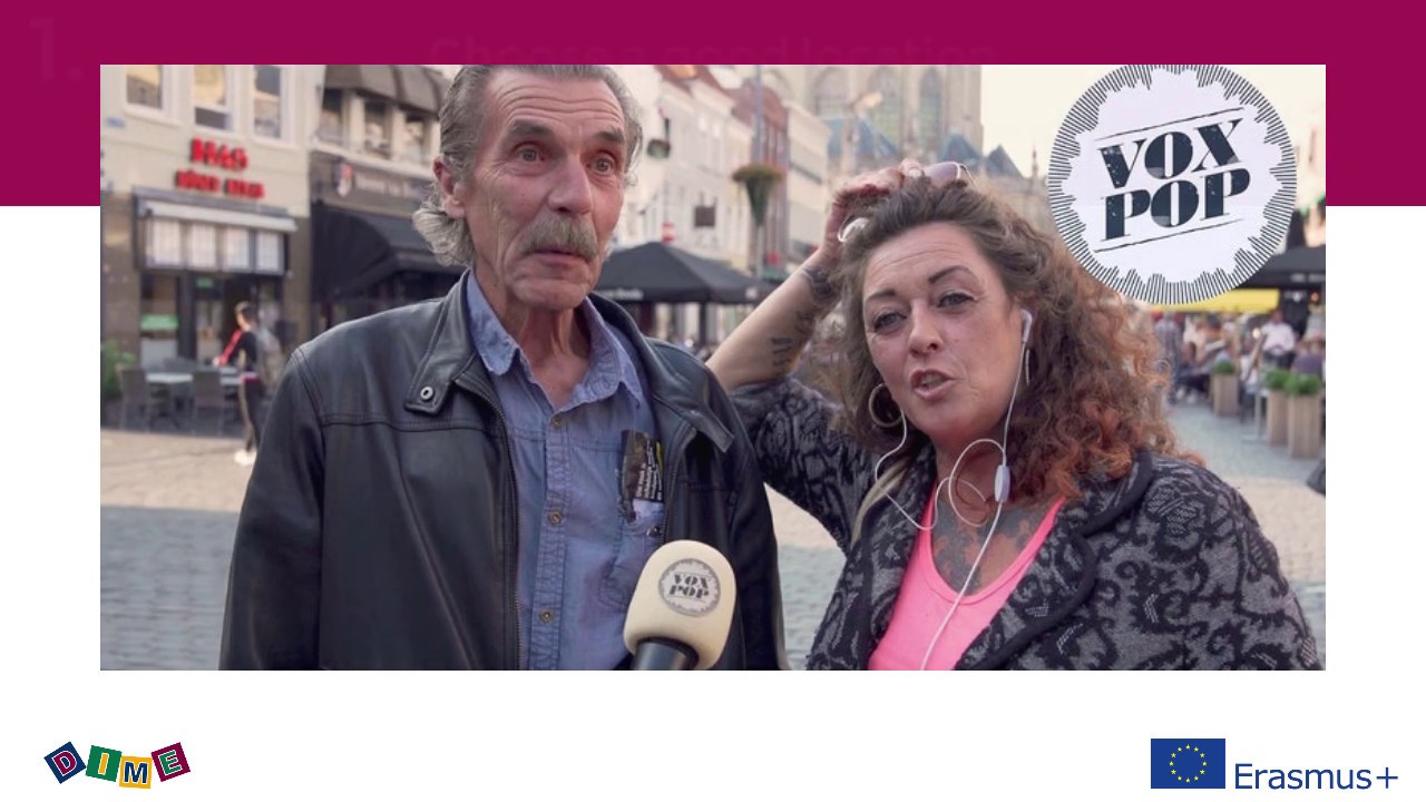 10 Tips - How to record a VOX POP?
