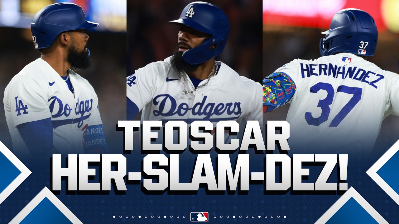 Teoscar Hern&aacute;ndez LAUNCHES a GO-AHEAD GRAND SLAM for the Dodgers! 💪🤯 | MLB Highlights