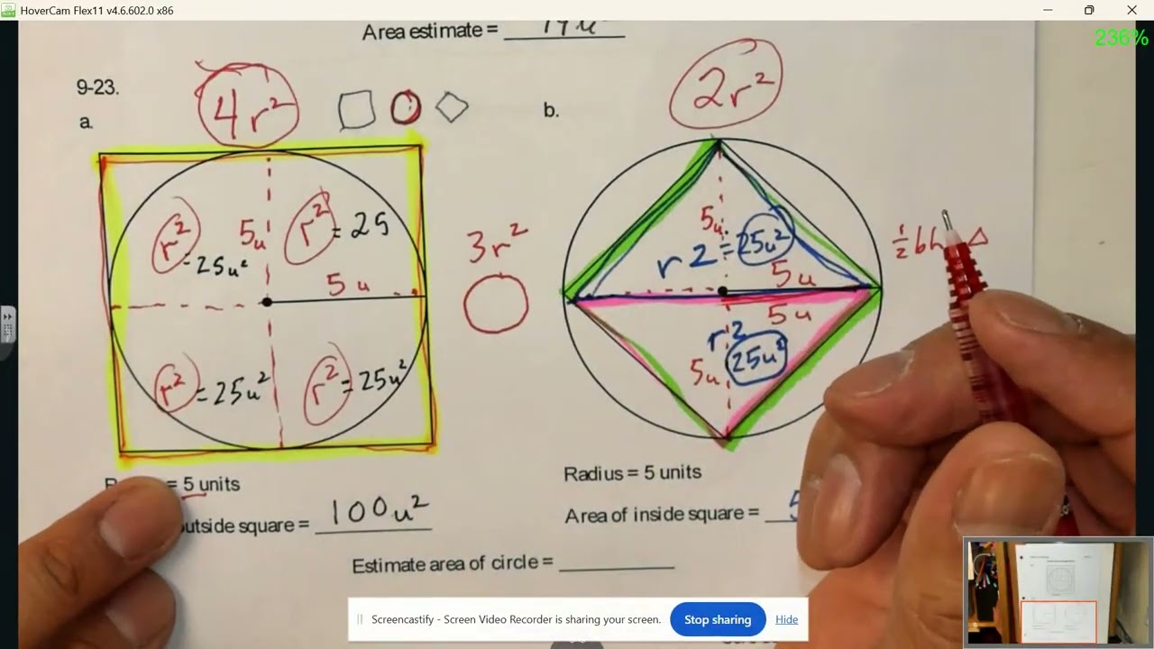 9.1.2 - Area of a Circle Intro