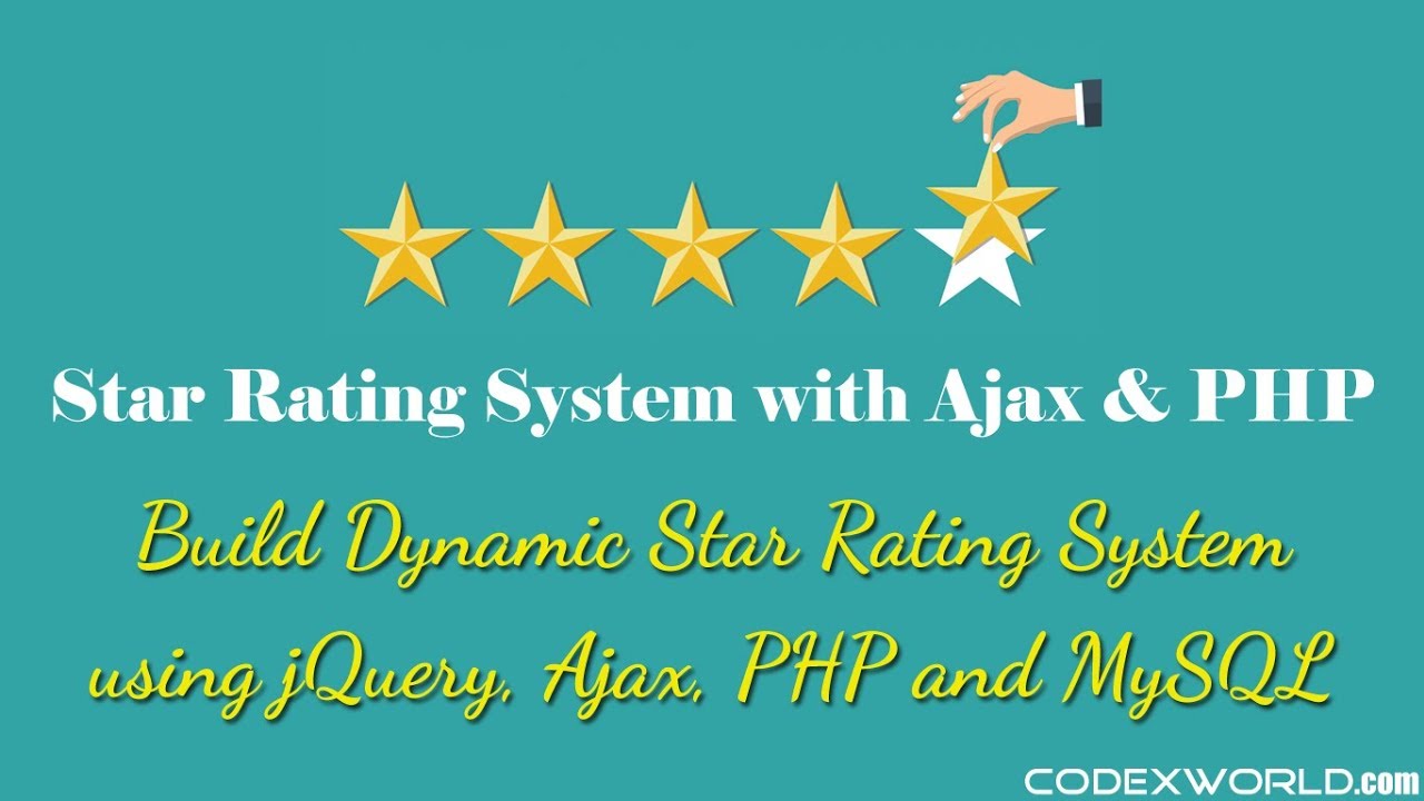 Star Rating System with jQuery, Ajax, PHP and MySQL