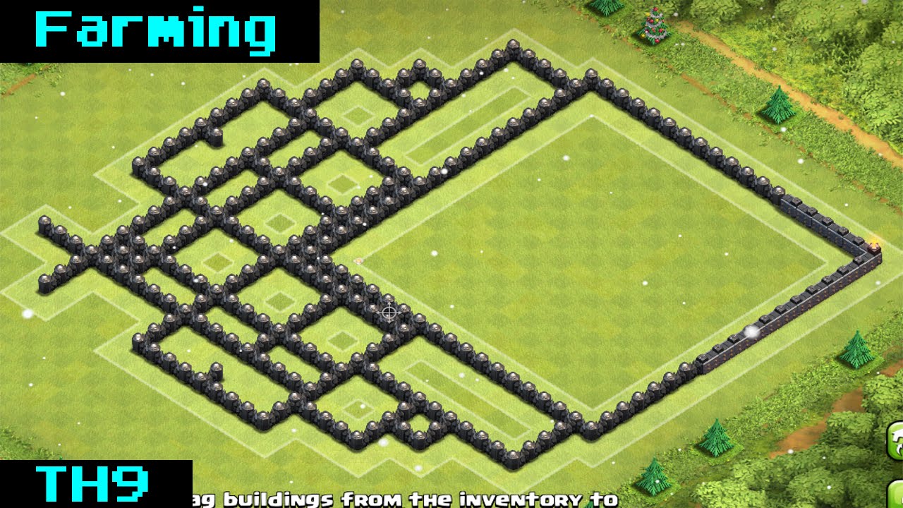 Clash Of Clans | BEST TH9 FARMING BASE 2015 [Eastern Teaser]