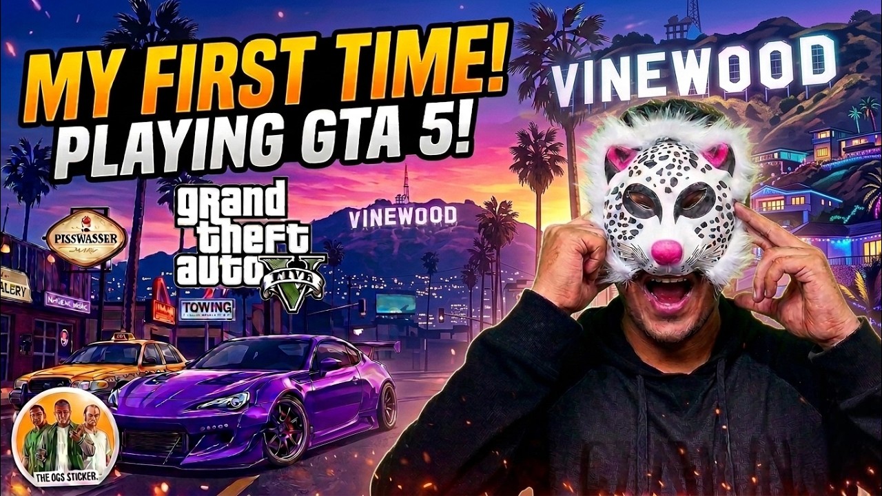 Playing GTA 5 for the first time 😂 #1