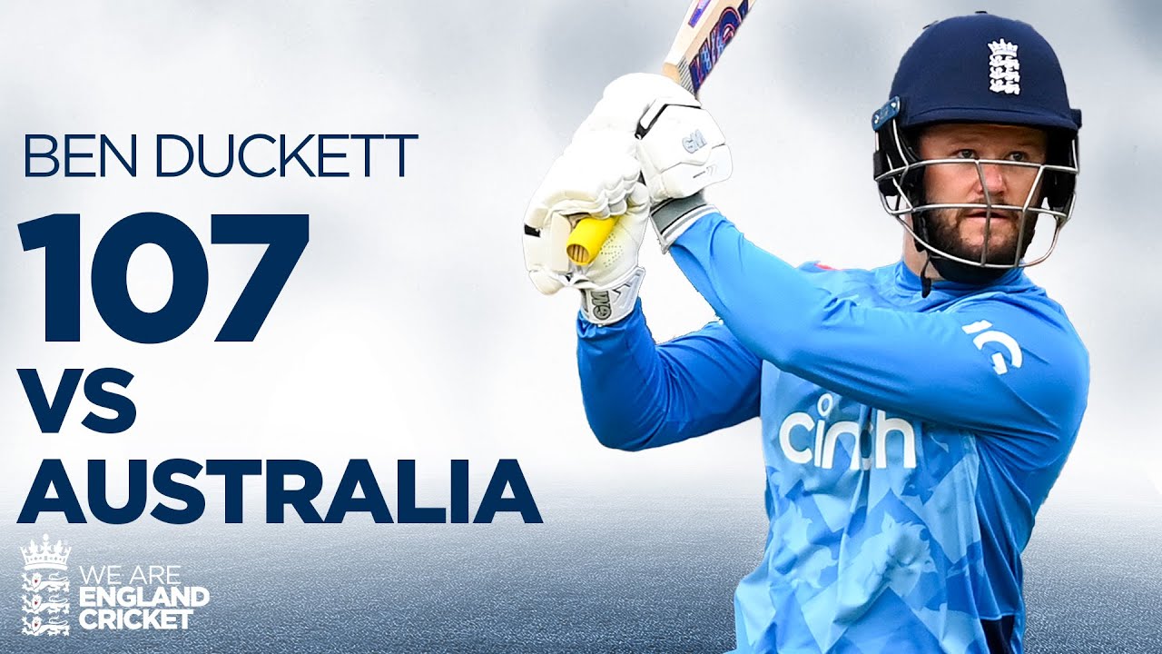 Blistering Century 💯 | Ben Duckett Hits ODI Ton vs Australia