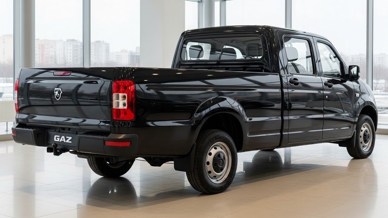 🪝GAZ Gazelle Pickup 2 Cabinas 6 Llantas Negra 2026