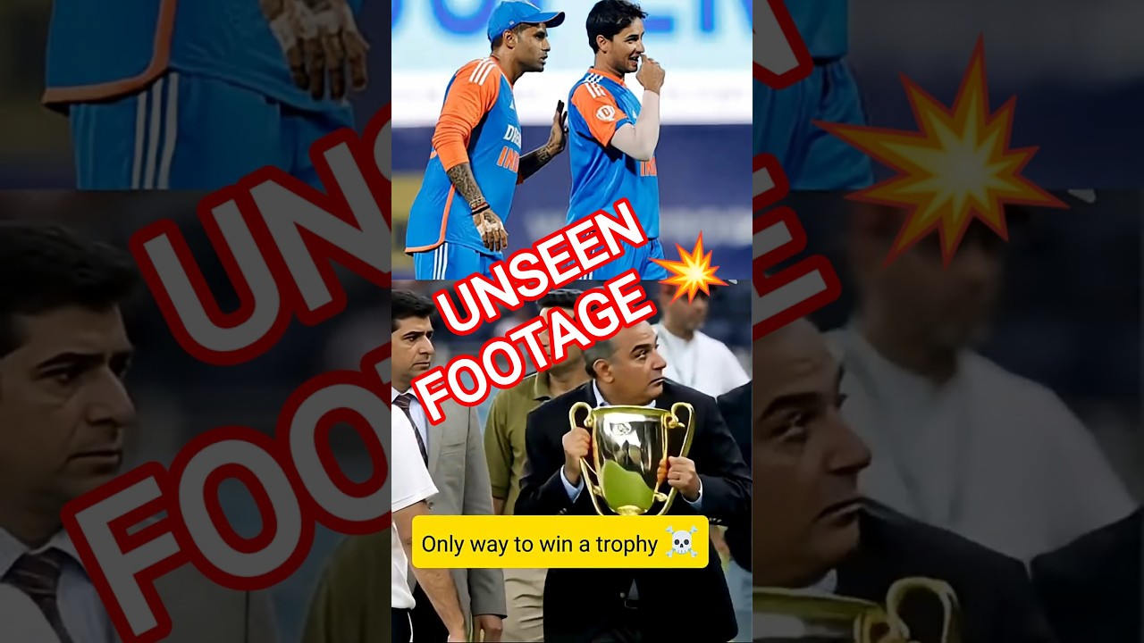LEAKED 😭 INDvsPAK Asia Cup 2025 Trophy Moment😂🔥 #indvspak #ytshorts #highlights