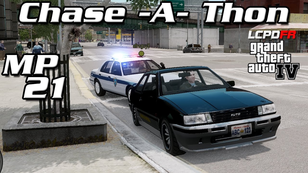 GTA IV LCPDFR MP #21 - Chase -A- Thon #1 - High Speeds of Rate