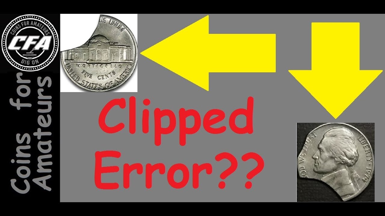 Do I have a genuine Error Coin? Identify Clipped planchet error | Value of Clip Coin Error Blank