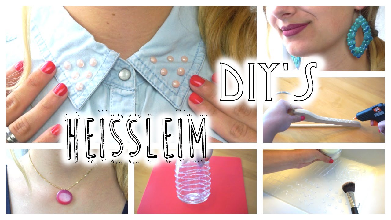 Heisskleber DIY's ⎮ Was man alles aus Heissleim machen kann ⎮weeklyMel