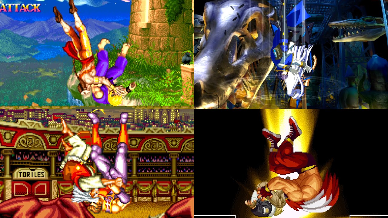 IZUNA DROP COMPILATION IN FIGHTING GAMES