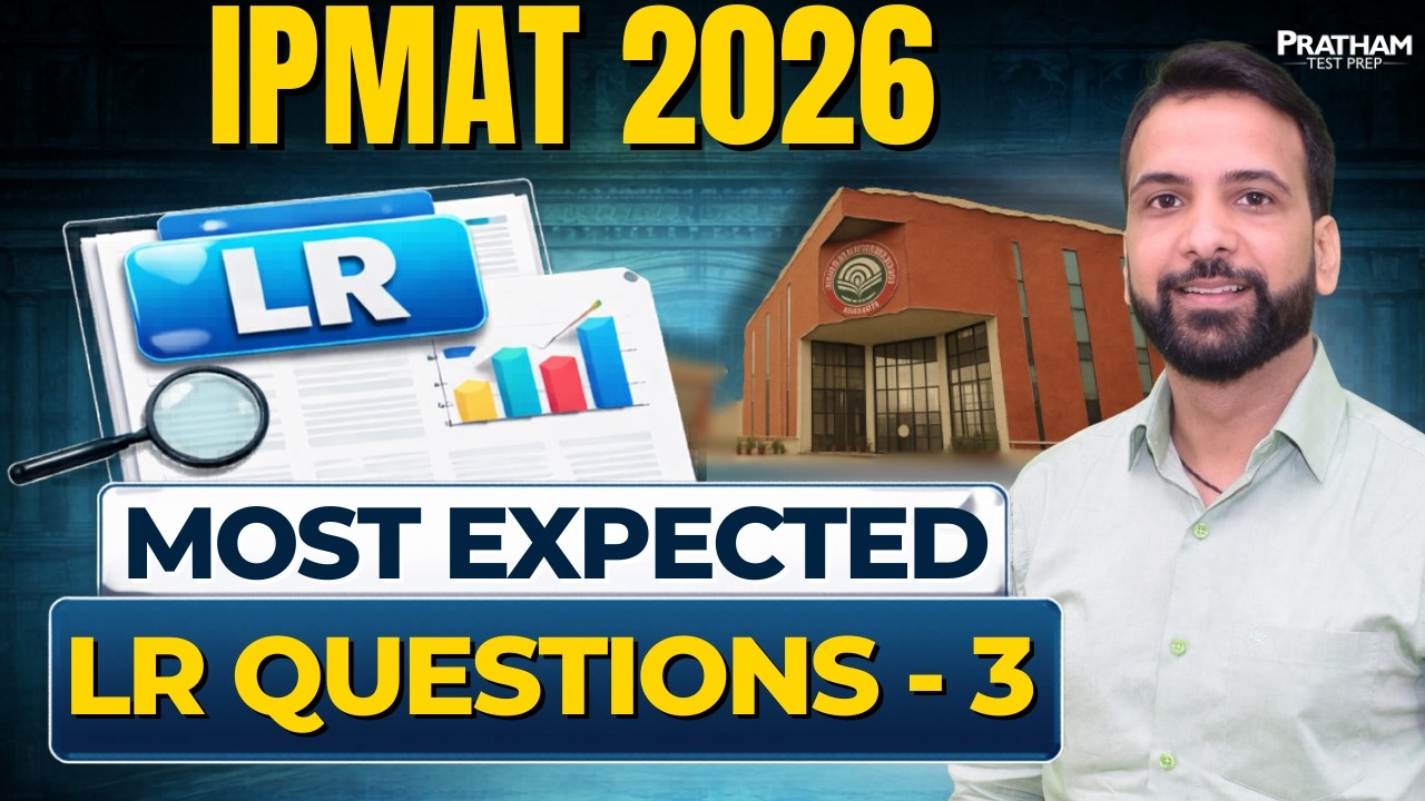 Наиболее ожидаемые вопросы по логическому рассуждению для IPMAT 2026 | Получите высокий балл по л...