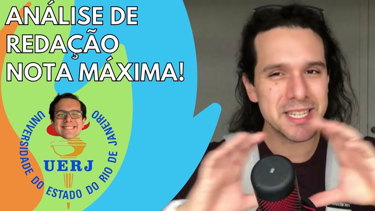 Redação UERJ - Análise de redação nota máxima! | Redaçandro