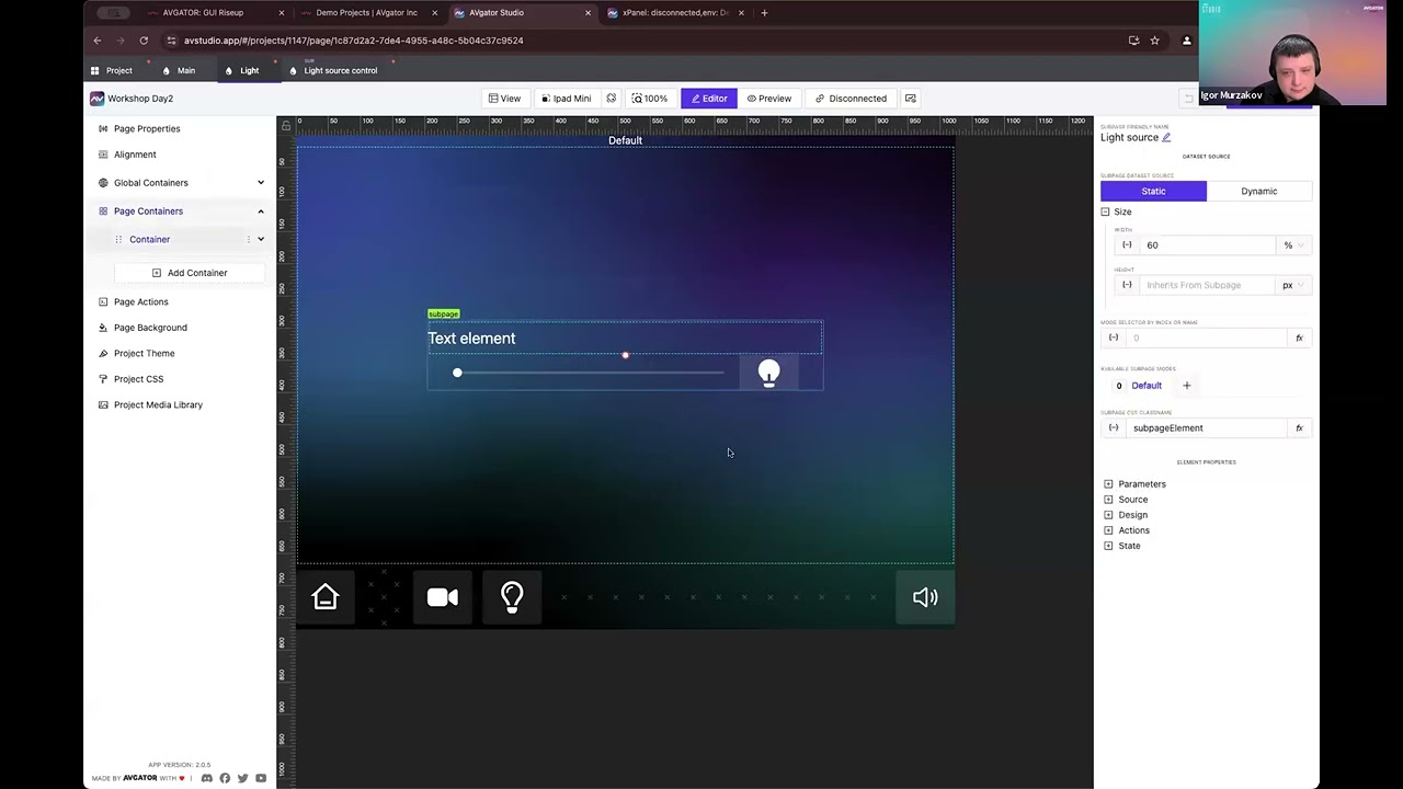 Workshop Day 2 - Mastering Custom UI Design with AVstudio | Nov 1, 2024