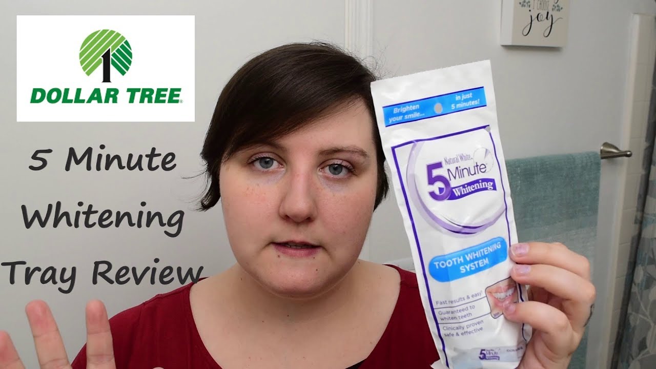 5 Minute Teeth Whitening Tray Review | Dollar Tree