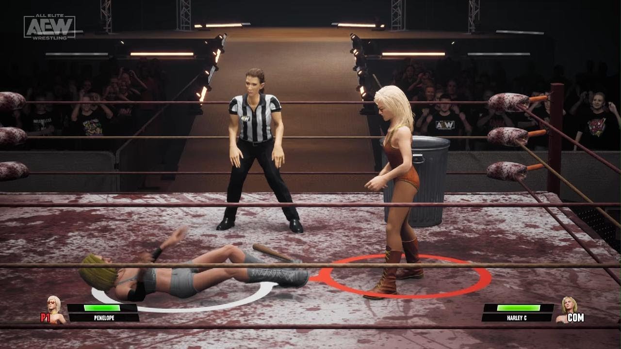 AEW: Fight Forever Penelope Ford vs Harley Cameron Street FIGHT