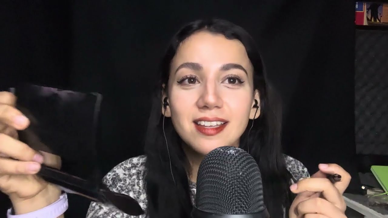 ￼ASMR PERSONALIZADO SUSURROS SEMI INAUDIBLES MAQUILLÁNDOME