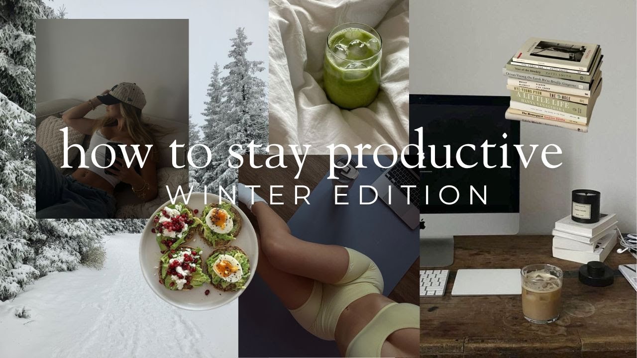 how to stay productive in winter + gym vlog
