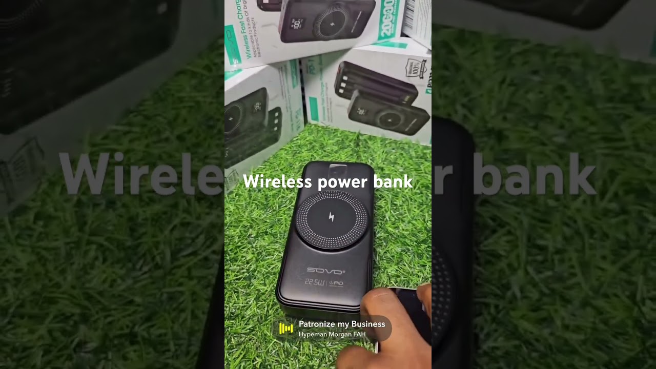 20,000mah wireless power bank. #powerbank #wirelesscharging #sovo #20000mahpowerbank