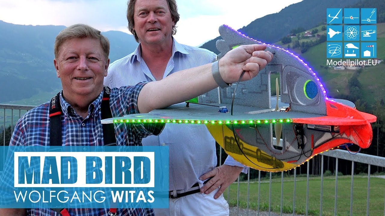 RC MAD BIRD HOBBYKING EPP KIT WOLFGANG WITAS ИНТЕРВЬЮ TANNENALM РАССВЕТ ПОЛЕТОВ С СВЕТОМ СВЕТОМ [4K]