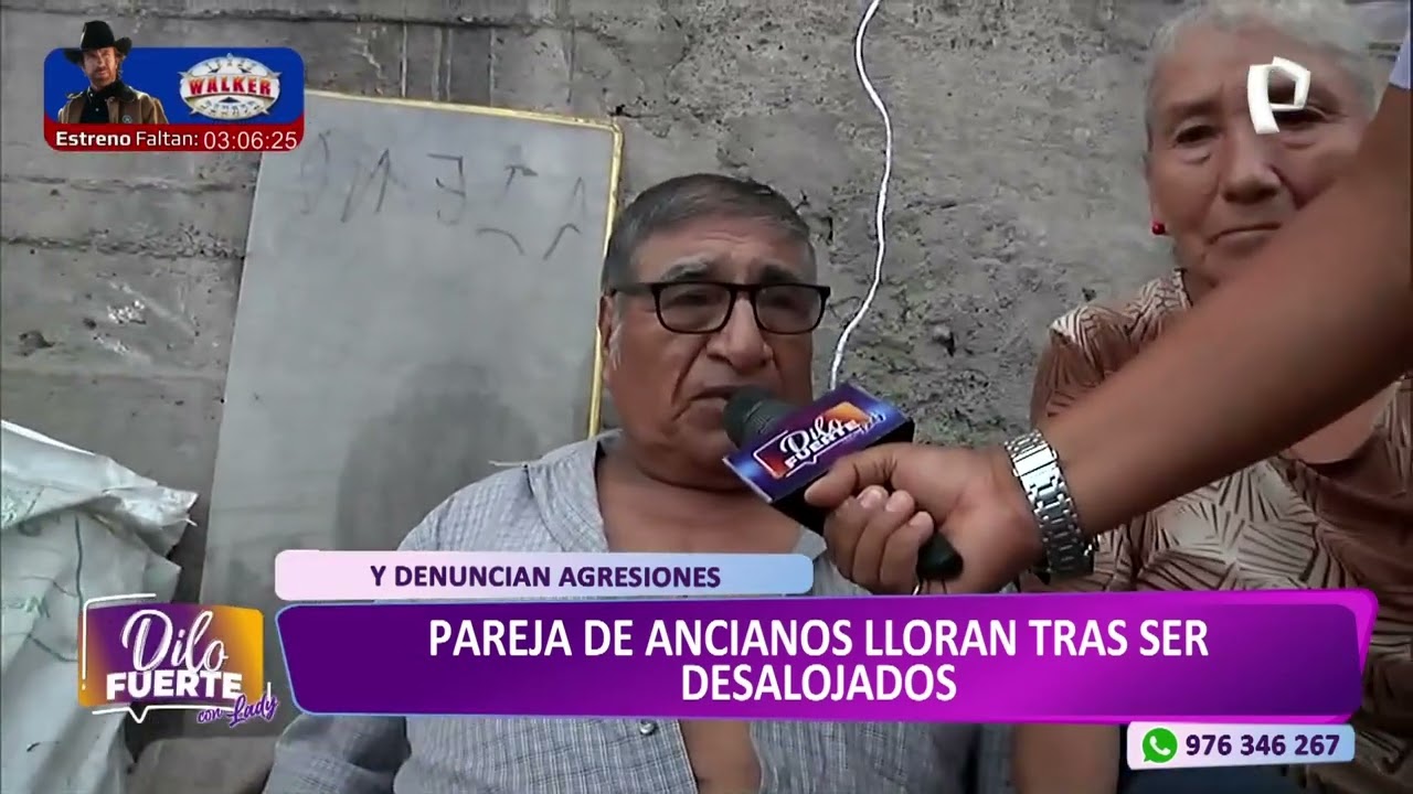 El Agustino: denuncian que pareja de abuelitos fueron desalojados y agredidos