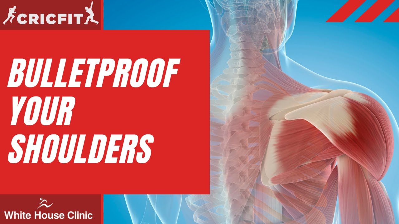 SHOULDER INJURY REHAB | Bulletproof your shoulders | Cricket fitness training