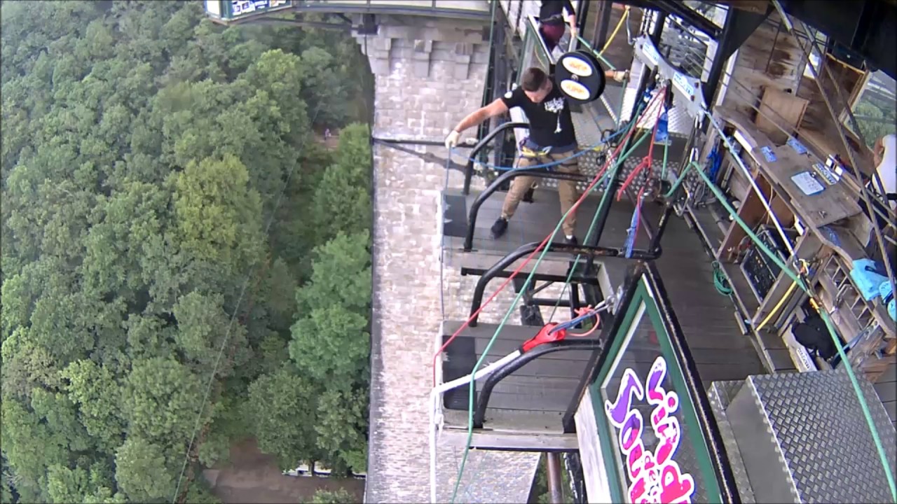 28/07/2017 Mon Premier saut à l'élastique au Viaduc de la Souleuvre