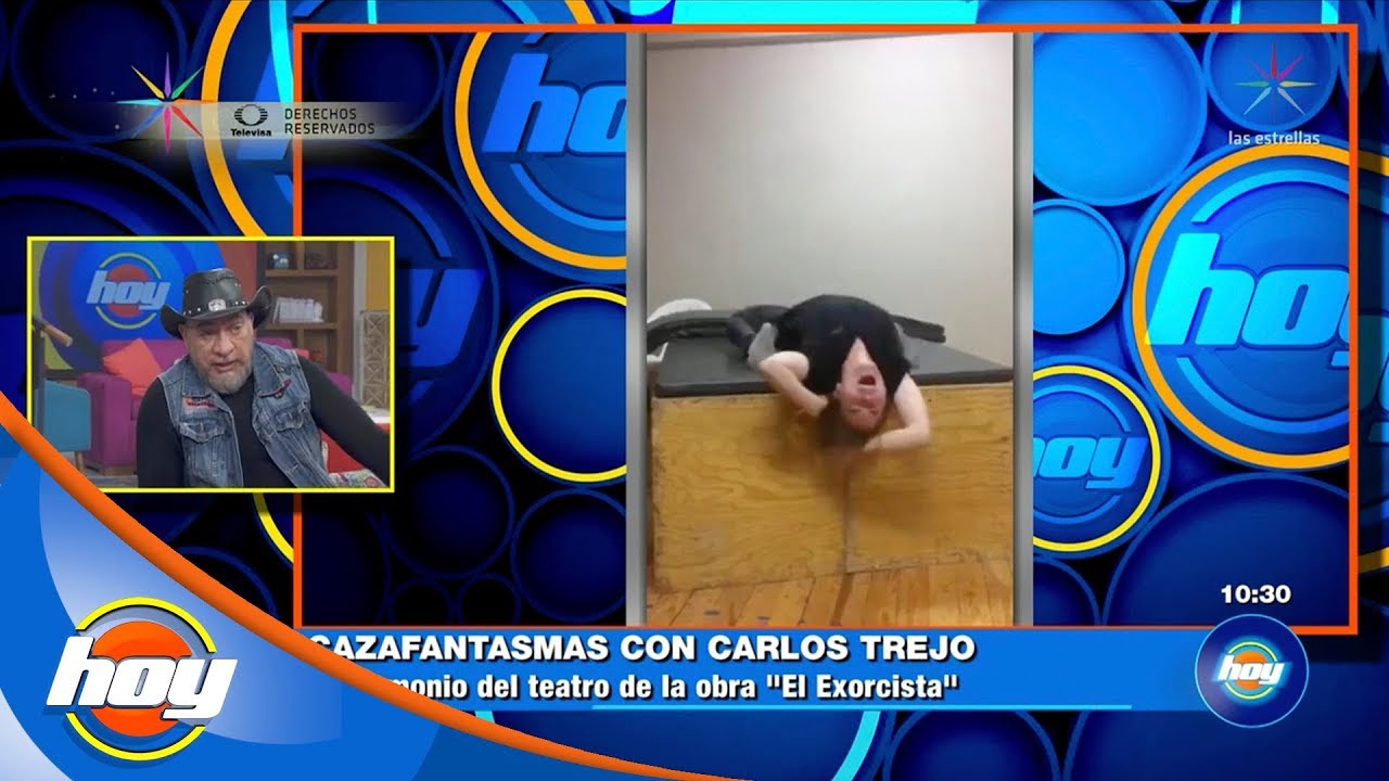 Elenco de 'El Exorcista' padecen de extrañas manifestaciones en el teatro | Cazafantasmas | Hoy